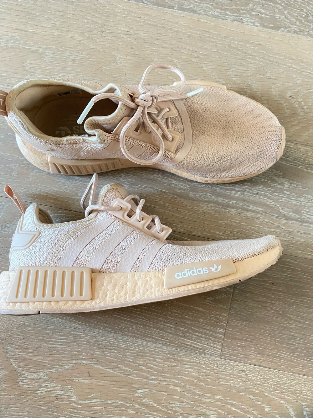 Adidas NMD R1 Women's Sneakers Running Shoe Athletic Footwear Peach Trainer